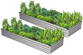 Easllre 2PCS raised garden bed assembly demonstrates quick setup for beginners