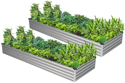 Easllre 2PCS raised garden bed assembly demonstrates quick setup for beginners