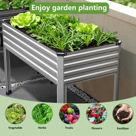 Easllre galvanized steel construction emphasizes rust resistance and long-lasting durability