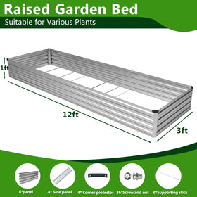 Easllre garden bed vegetable planting ready for fresh herbs and greens