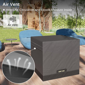 Close-up of East Oak 600D PVC-coated fabric for durability and easy cleaning