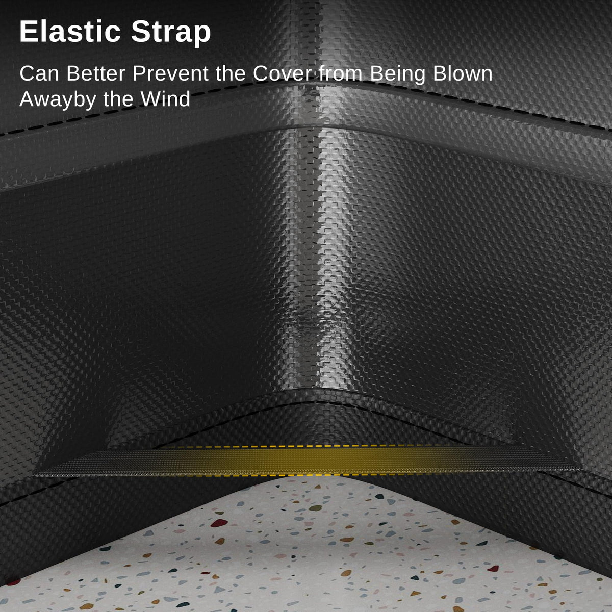 Dual-side ventilation on East Oak cover promotes airflow and moisture evaporation