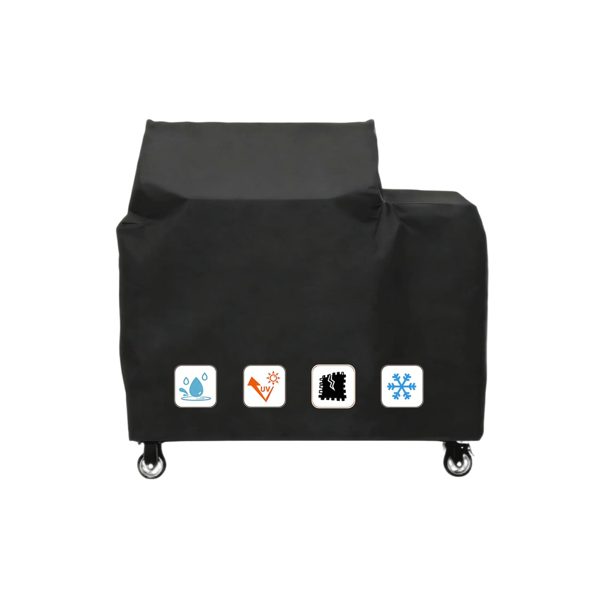 EastKISS Recteq RT-800 grill cover showing precise fit and durable weatherproof design