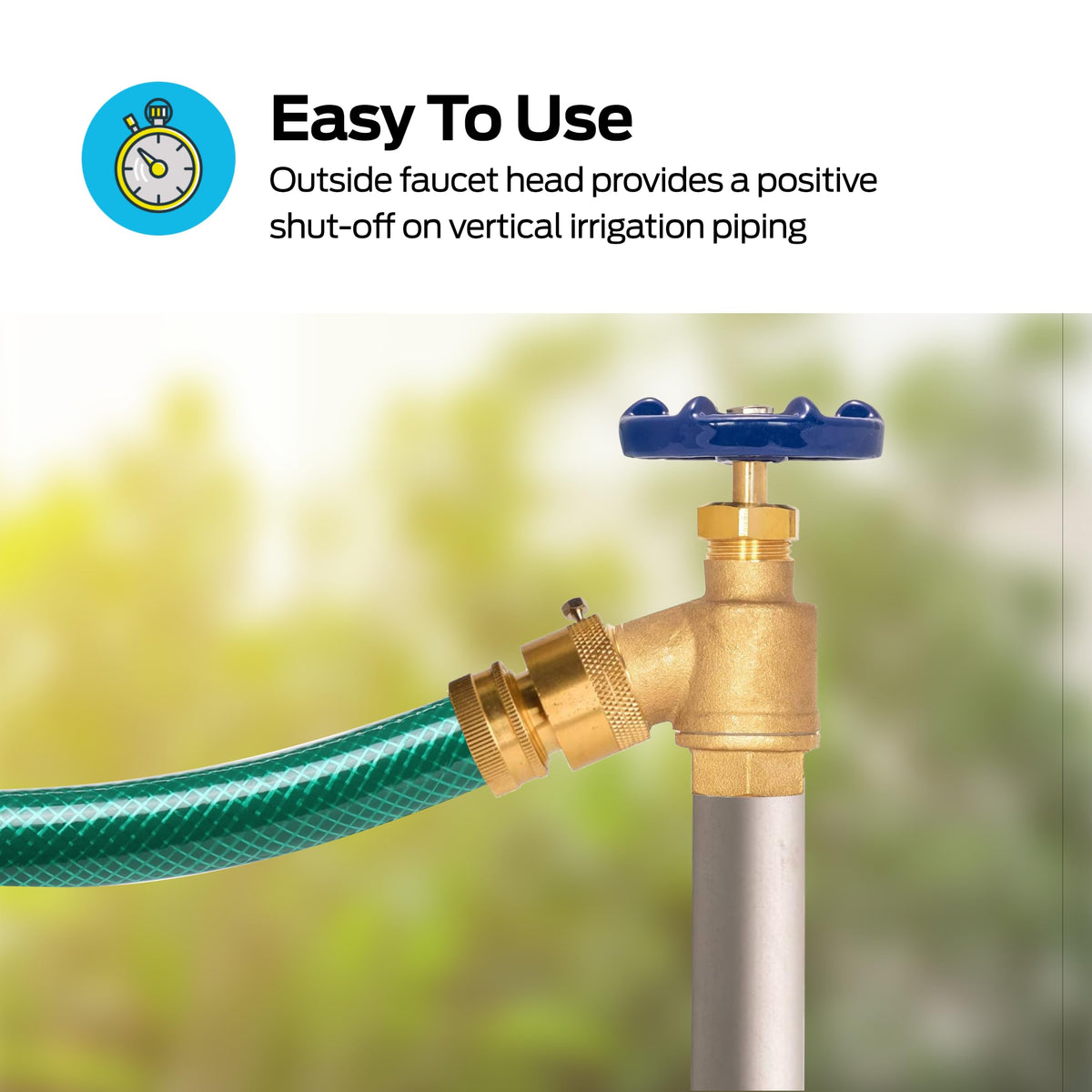 Eastman 1/2 in FIP inlet connection for standard hoses