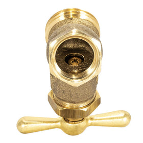 Eastman brass body shows corrosion resistance for long outdoor use.