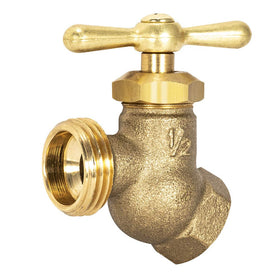 Eastman female no-kink hose bibb with brass body for durable outdoor irrigation.