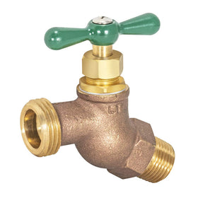 Eastman heavy-pattern hose bibb with 1/2 in MIP for durable irrigation connections.