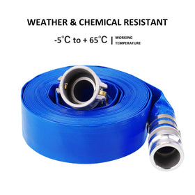 Eastrans heavy-duty discharge hose ideal for sump and trash pump tasks