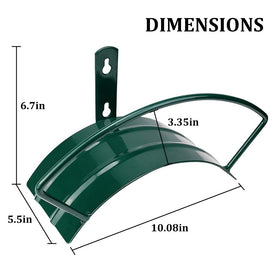 Close-up of solid gauge steel and coating for weather resistance.