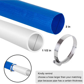 Eastrans heavy-duty discharge hose for pool water transfer and backwash