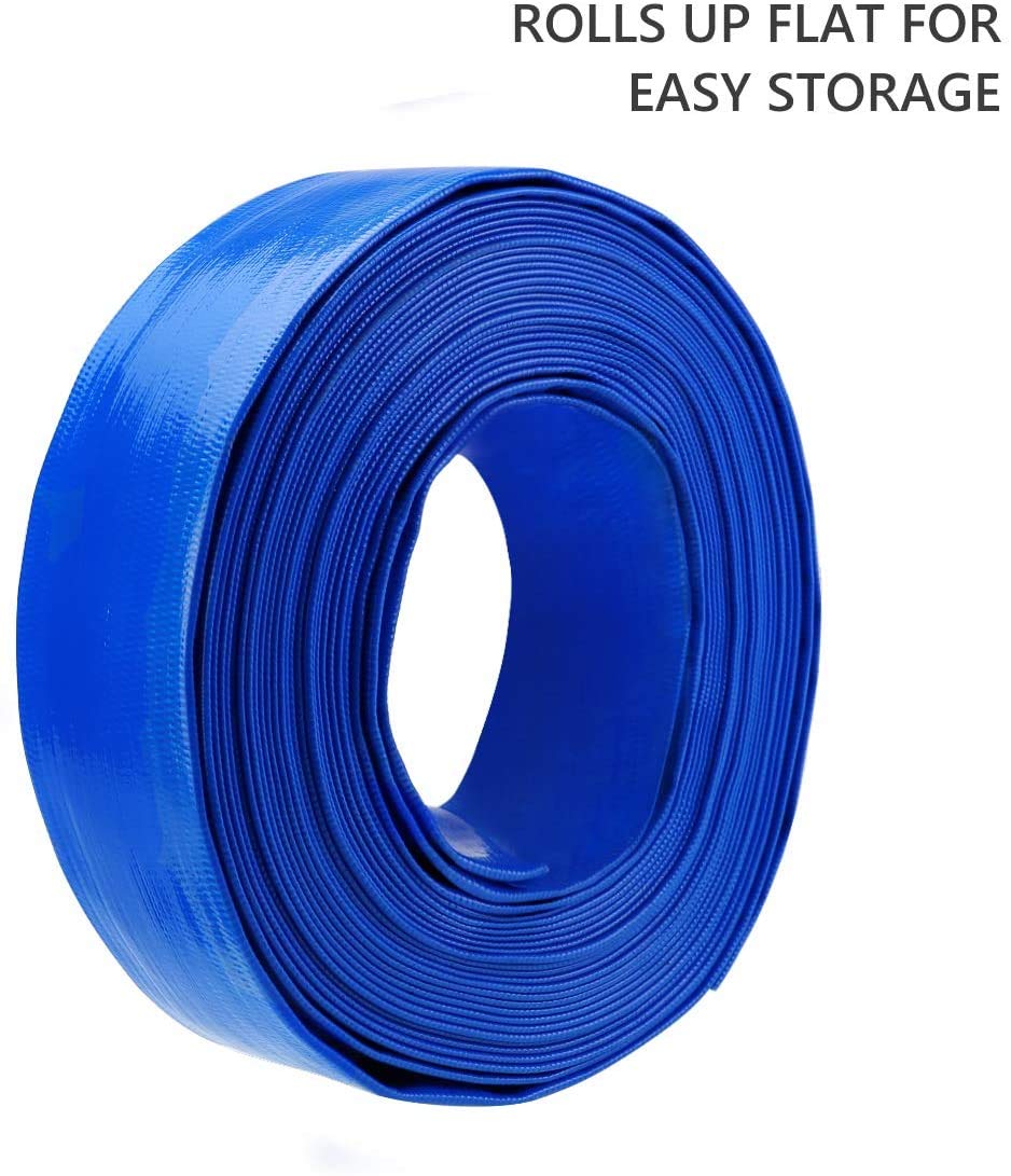 Eastrans pool pump hose adapts to common fittings for easy connection.