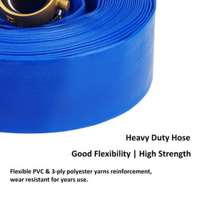 Eastrans reinforced PVC hose with internal yarn for durability
