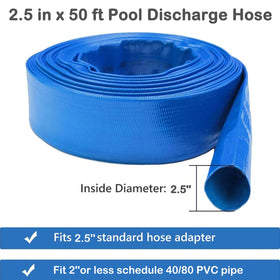 Eastrans weather-resistant pool hose handles sun and temperature variations.