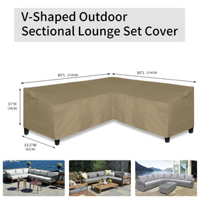 Easy-Going 600D patio cover side handles enable one-person installation.