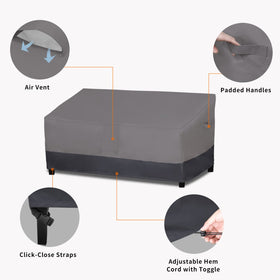Easy-Going air vent design reduces interior condensation during rain.