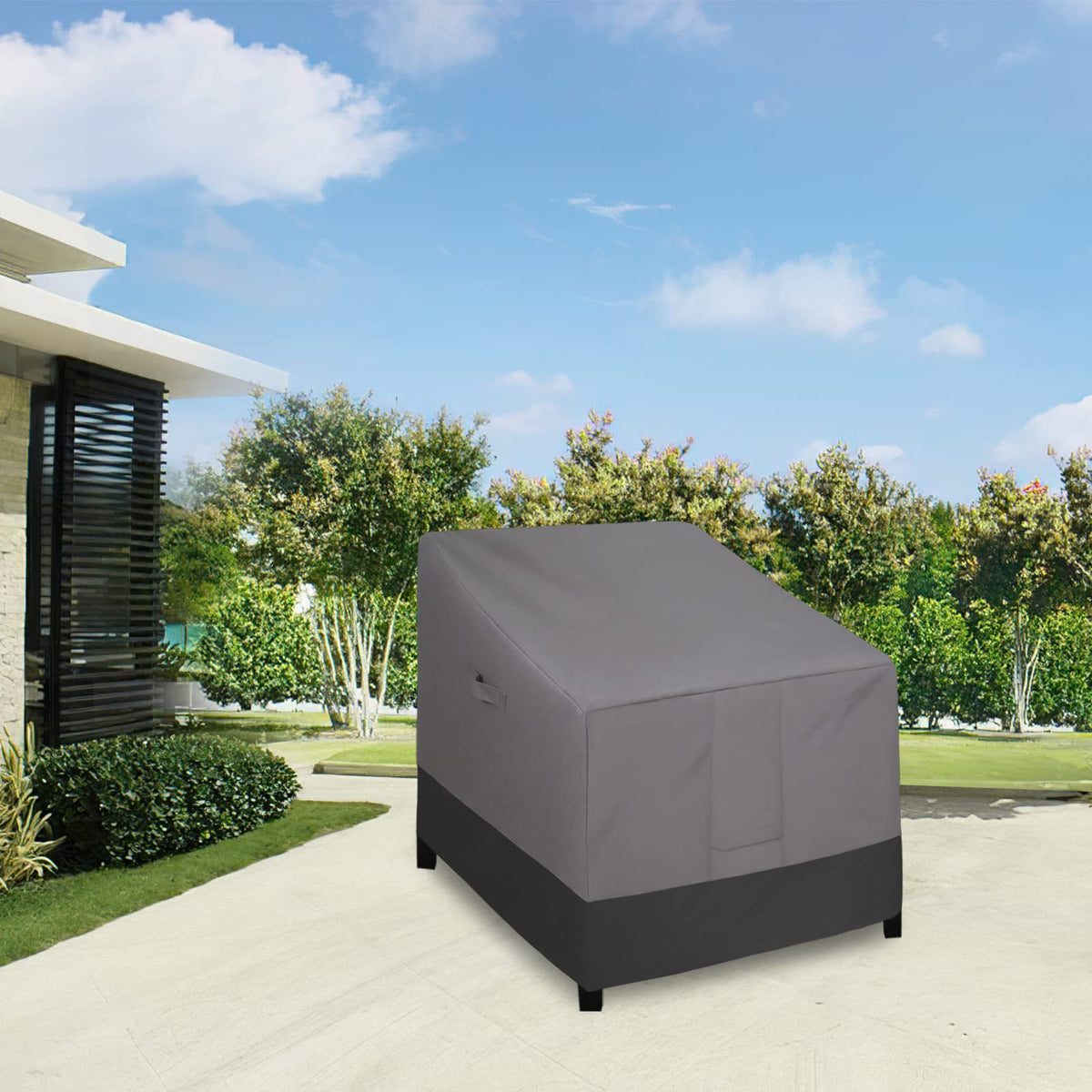 Easy-Going chair cover heavy-duty oxford fabric resists scratches and sun exposure