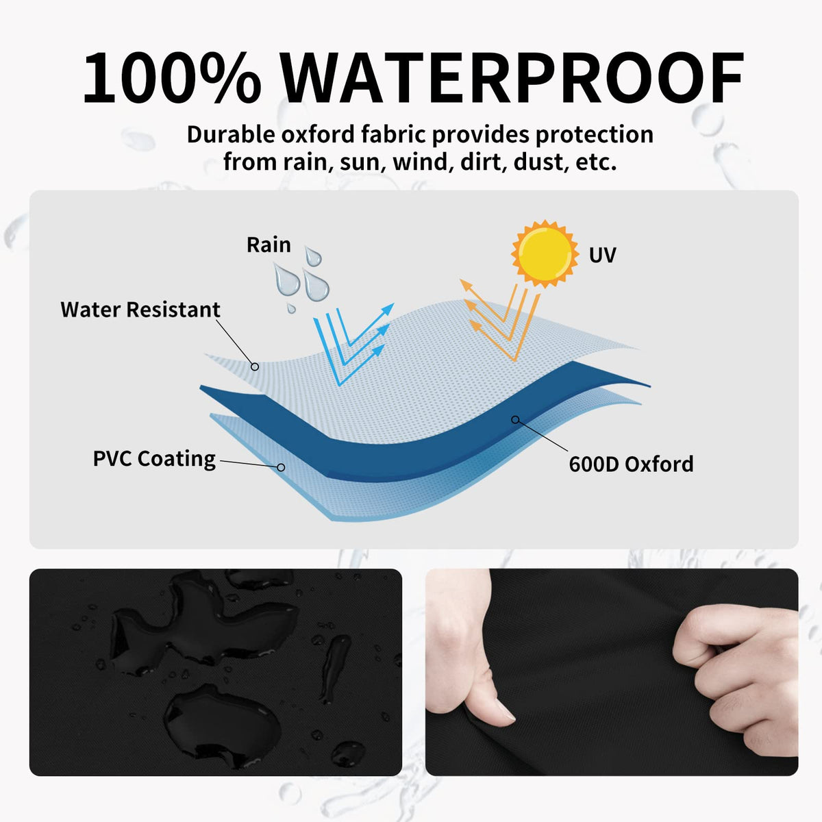Easy-Going daybed cover with adjustable drawstrings secures the fit.