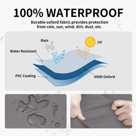 Easy-Going daybed cover UV resistant close-up shows fade protection in sun