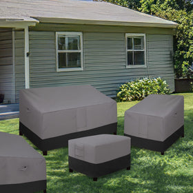 Easy-Going ottoman cover is simple to wipe clean after use.