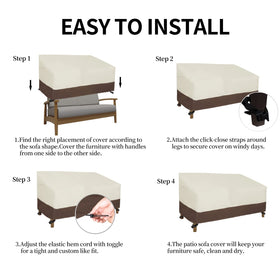 Easy-Going wipe-clean fabric for quick maintenance after use