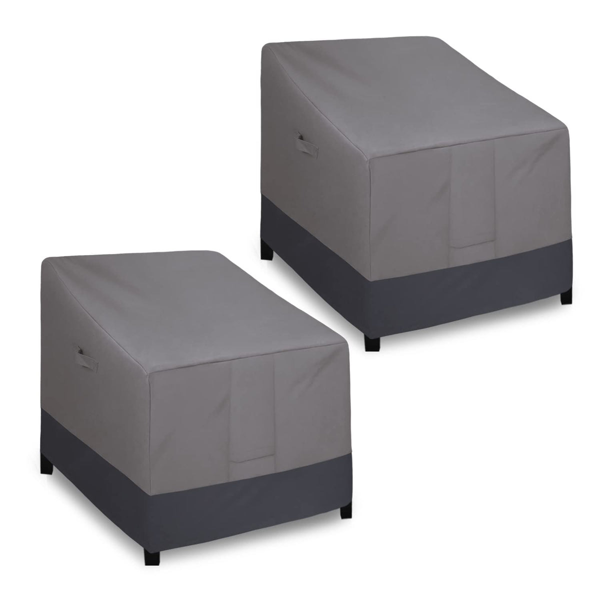 Easy-Going outdoor chair cover with close-straps protects against wind and rain.