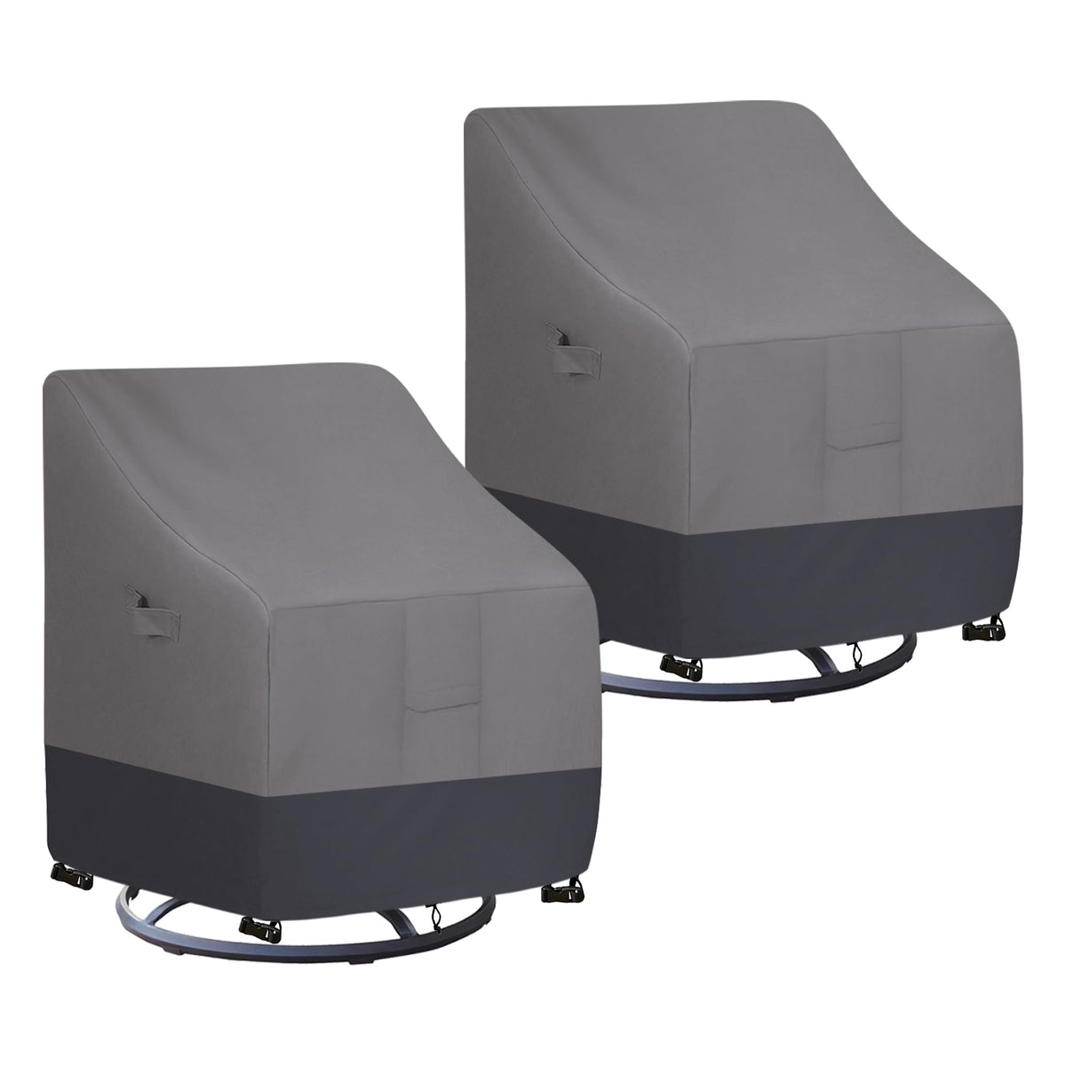 Easy-Going front-view swivel chair cover protecting chair from rain and sun