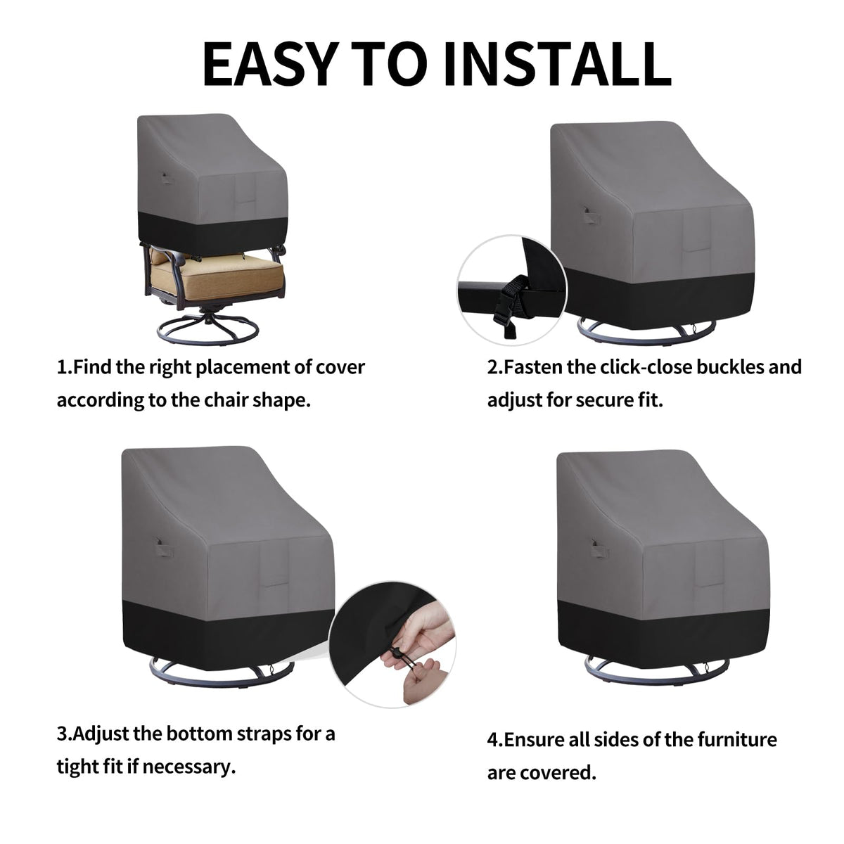 Easy-Going 2-pack packaging image for convenient patio protection.