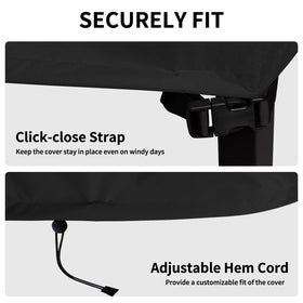 Easy-Going padded handles simplify installation and removal.