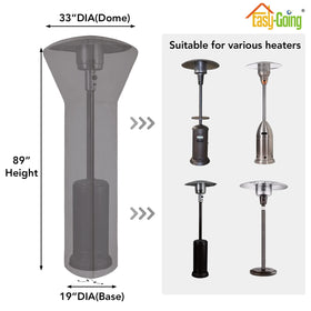 Easy-Going patio heater cover UV-resistant helps prevent sun wear