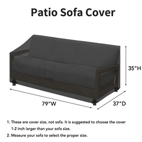 Easy-Going tape-sealed seam design blocks moisture for a dry seating area.