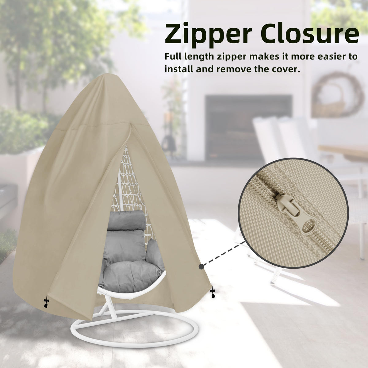 Easy-Going universal fit up to 75H x 45W.