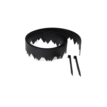 EasyFlex Pound-In edging coil in black for durable garden borders.