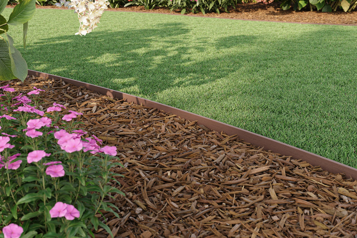 USA-made EasyFlex edging for durable garden borders