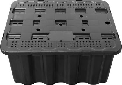 EasyPro RBH29 Redi-Basin lid blocks debris for cleaner water features.