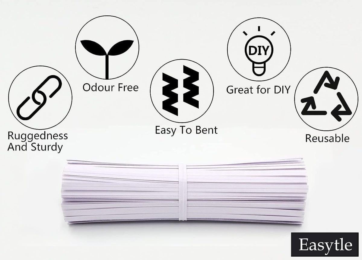 Easytle 5-inch ties ideal for DIY crafts and party favors