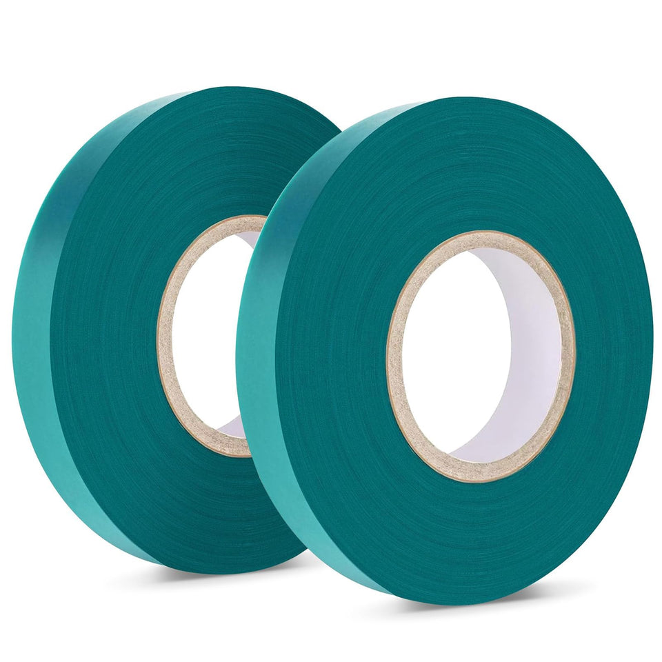 Easytle garden tie tape roll 290ft, green, ideal for training tomato vines.