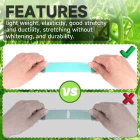 Easytle green garden tape that withstands weather for outdoor use