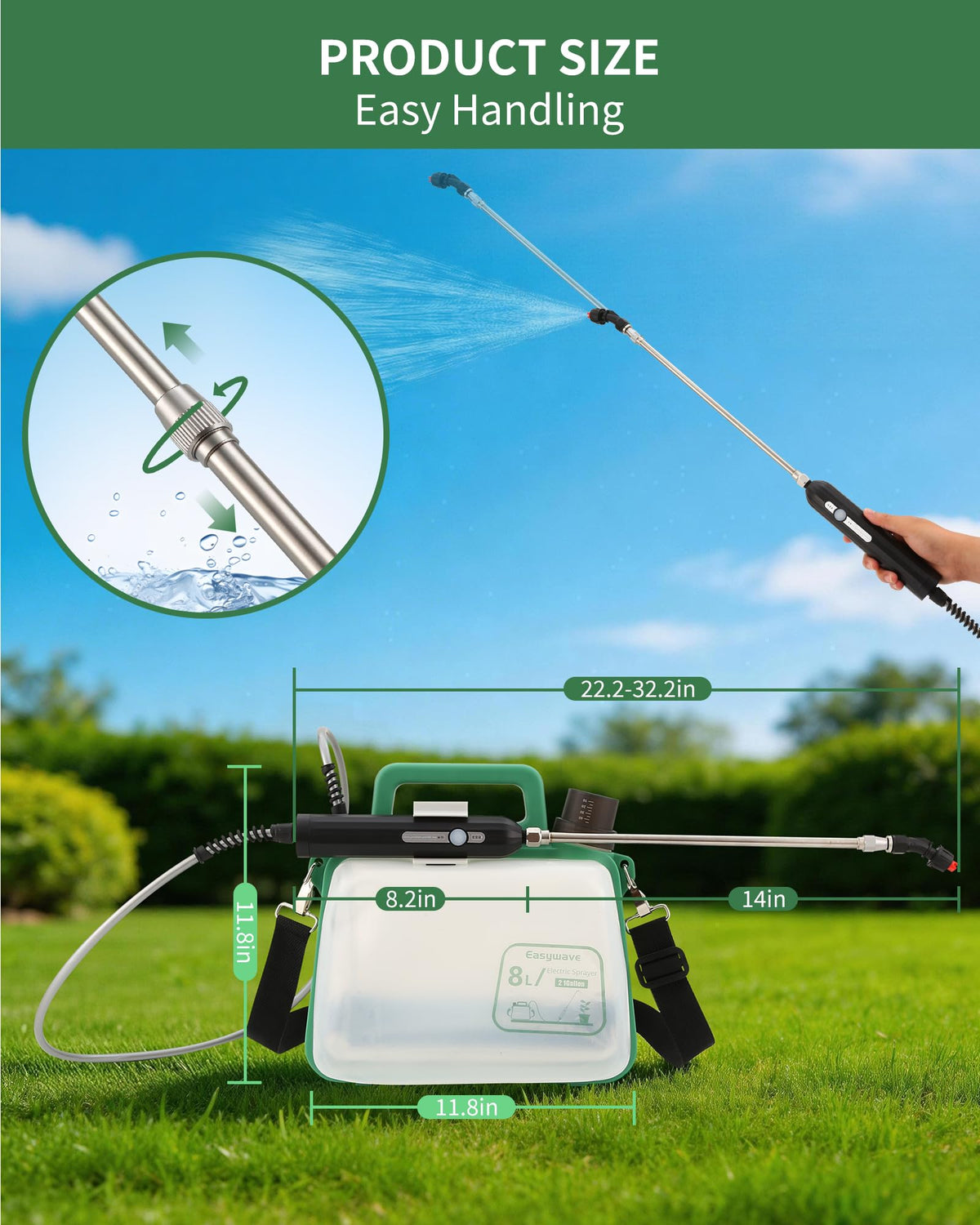 Easywave waterproof handle ready for humid environments