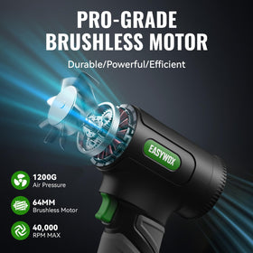 EasyWox 3-in-1 cordless cleaner covers car drying and small-cleaning tasks