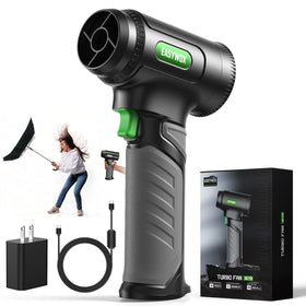 EasyWox handheld cordless turbo car dryer demonstrating quick car drying after wash