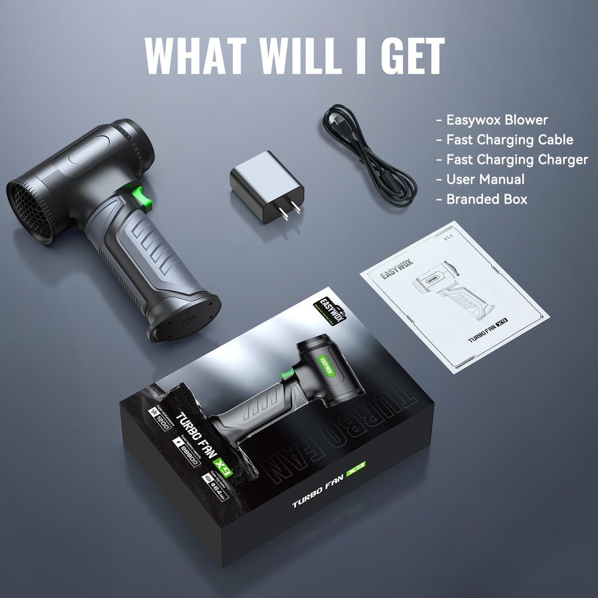 EasyWox lightweight portable design for easy handling