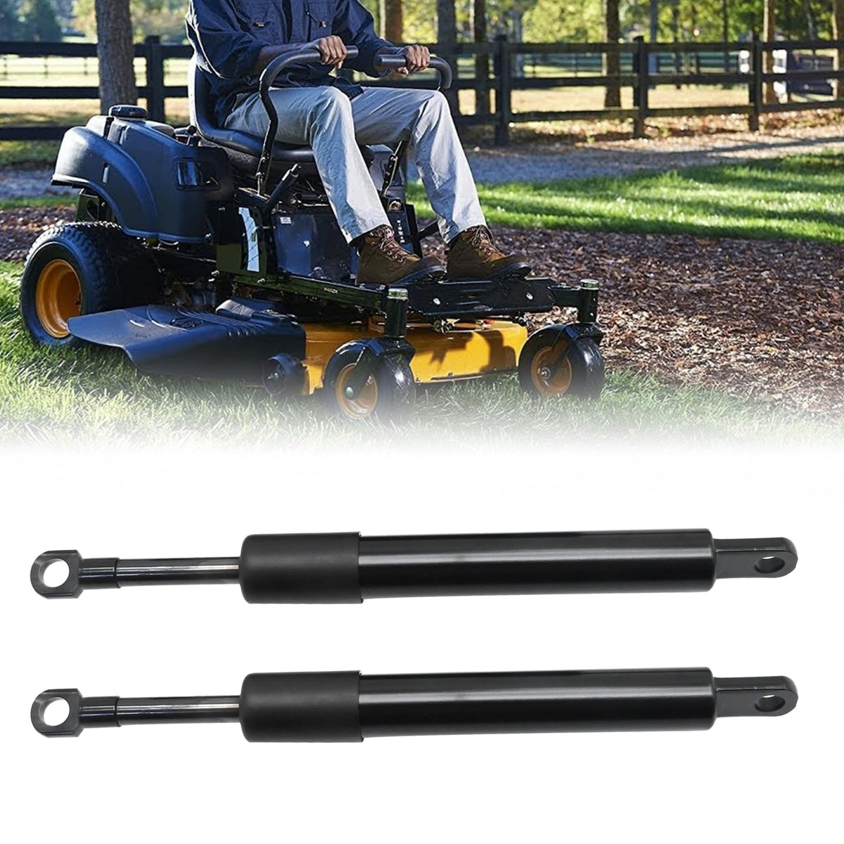 EATAKWARD steering dampener for RedMax RZT54 stabilizes steering on uneven turf