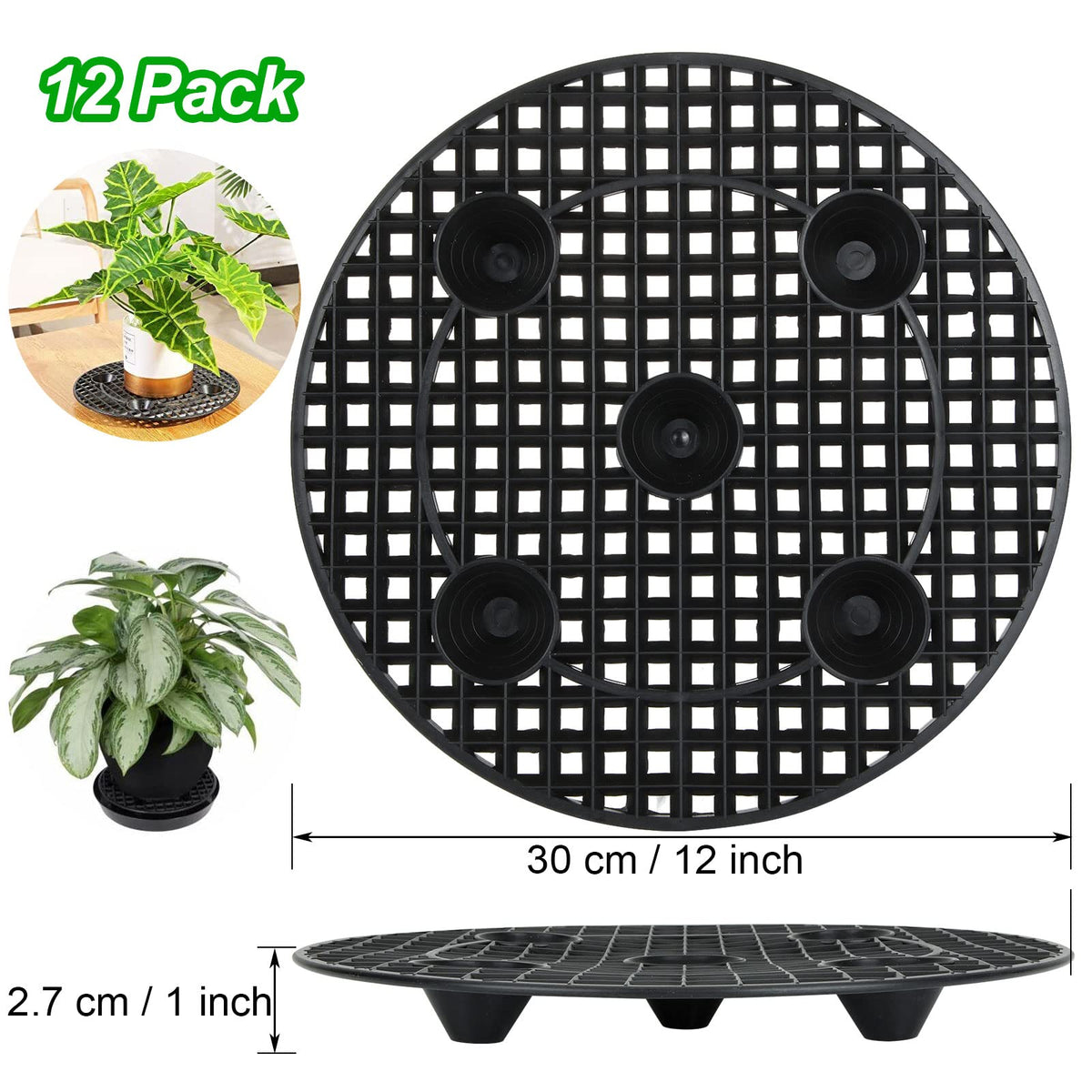 EATHEATY deck protector plant stand supports heavy pots without scratches
