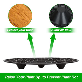EATHEATY indoor outdoor plant support keeps pots stable and tidy