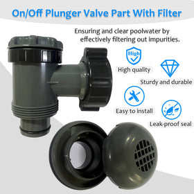 EAYBOMC 38mm hose fit valve compatible with standard hoses