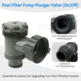 EAYBOMC Easy turn design plunger valve for quick replacements
