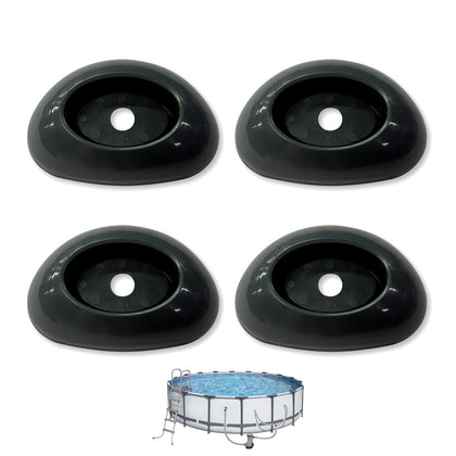 EAYBOMC footing cap for Bestway Steel Pro MAX pool improves stability and safer footing.