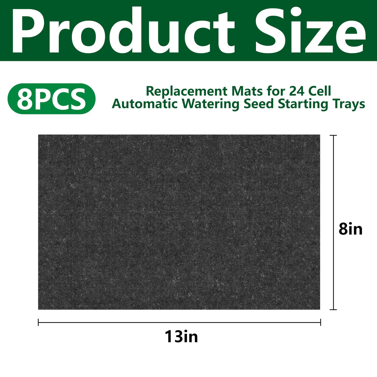 EBaokuup self-watering seed starting mat for consistent moisture