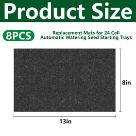 EBaokuup self-watering seed starting mat for consistent moisture