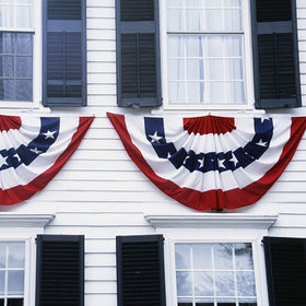 EBaokuup Independence Day display flag banner in Stars and Stripes